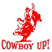175x173 Cowboy Western Rodeo Cowgirl Decals Stickers