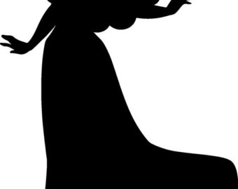 340x270 Aurora Head On Pillow Silhouette Clipart