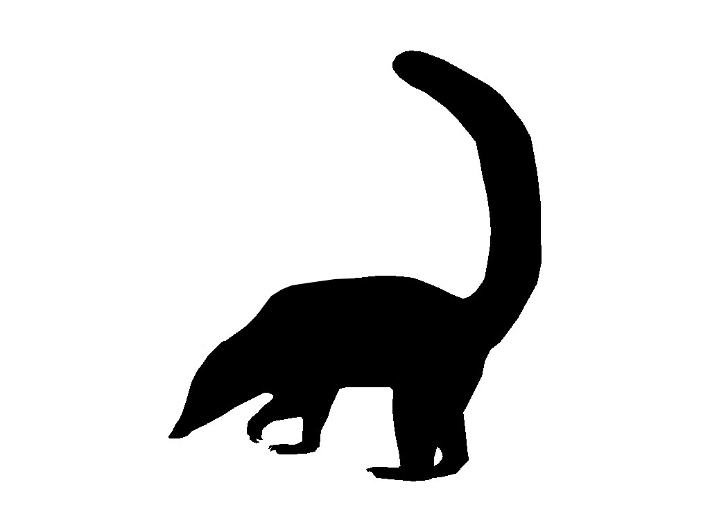 1024x768 Sloth Silhouette