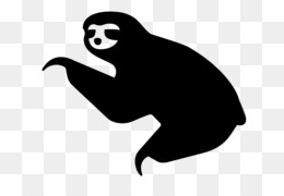 260x180 Free Download Sloth Silhouette Drawing Clip Art