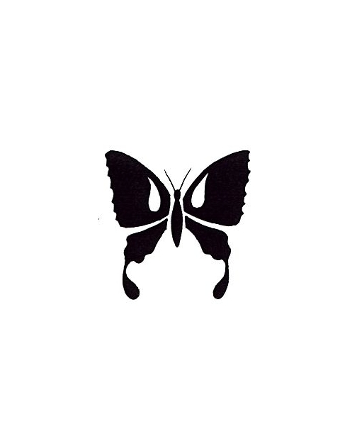 480x622 Simple Butterfly Silhouette Tattoo.jpg Small Butterfly