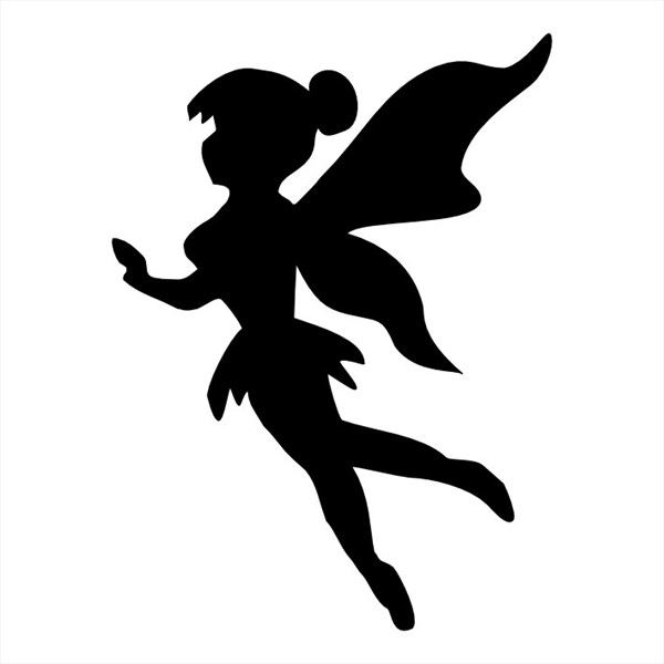 Small Fairy Silhouette at GetDrawings | Free download