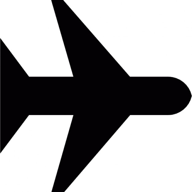 626x626 Flying Airplane Silhouette Icons Free Download