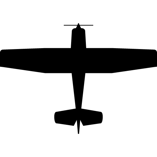 512x512 Cessna 172 Silhouette