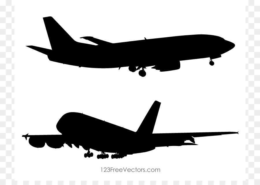 900x640 Airplane Silhouette Clip Art