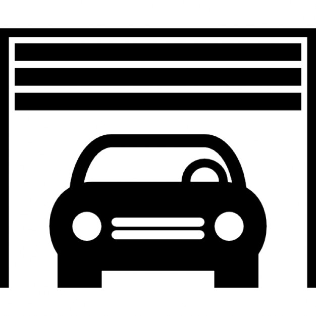 626x626 Car Parking Inside A Garage Icons Free Download
