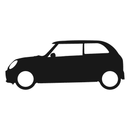 256x256 Smart Car Front View Silhouette