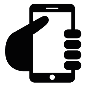 283x283 Smartphone Silhouette Silhouette Of Smartphone
