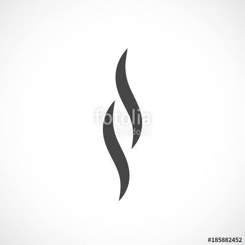 500x500 Smoke Silhouette Vector Icon Stock Image And Royalty Free Vector