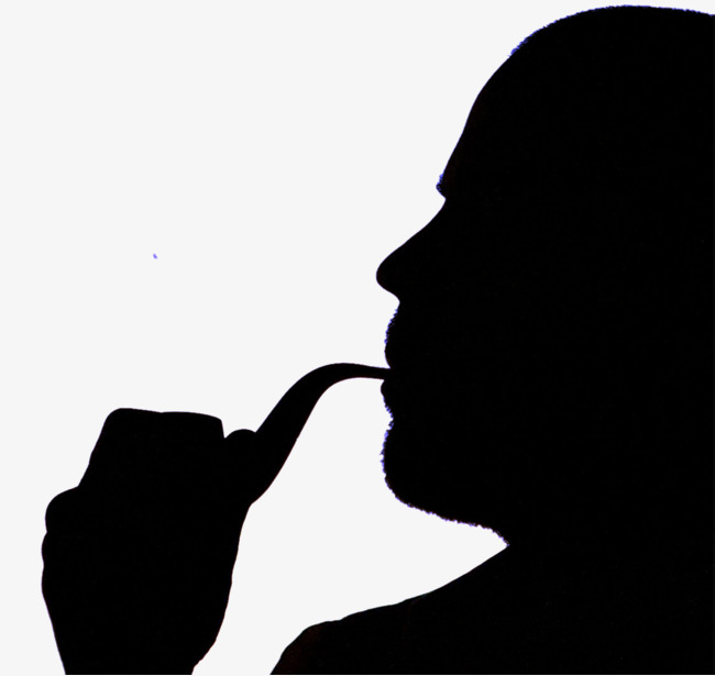 650x615 Smoke Characters Silhouette, Cartoon, Hand Painted, Smoking Png