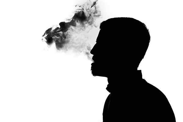 Smoking Silhouette at GetDrawings | Free download