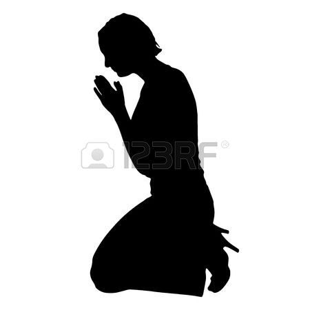 450x450 Kneeling Prince Silhouette Clipart