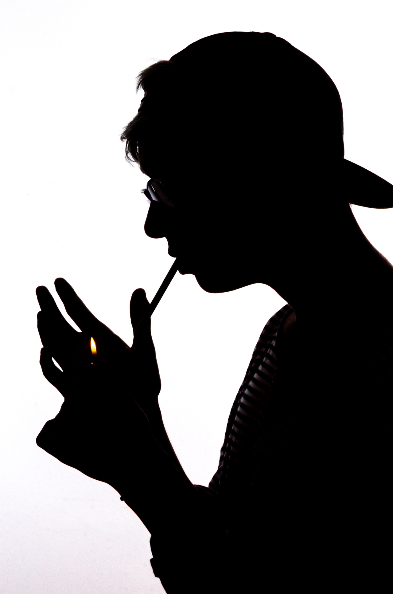 Smoking Silhouette at GetDrawings | Free download