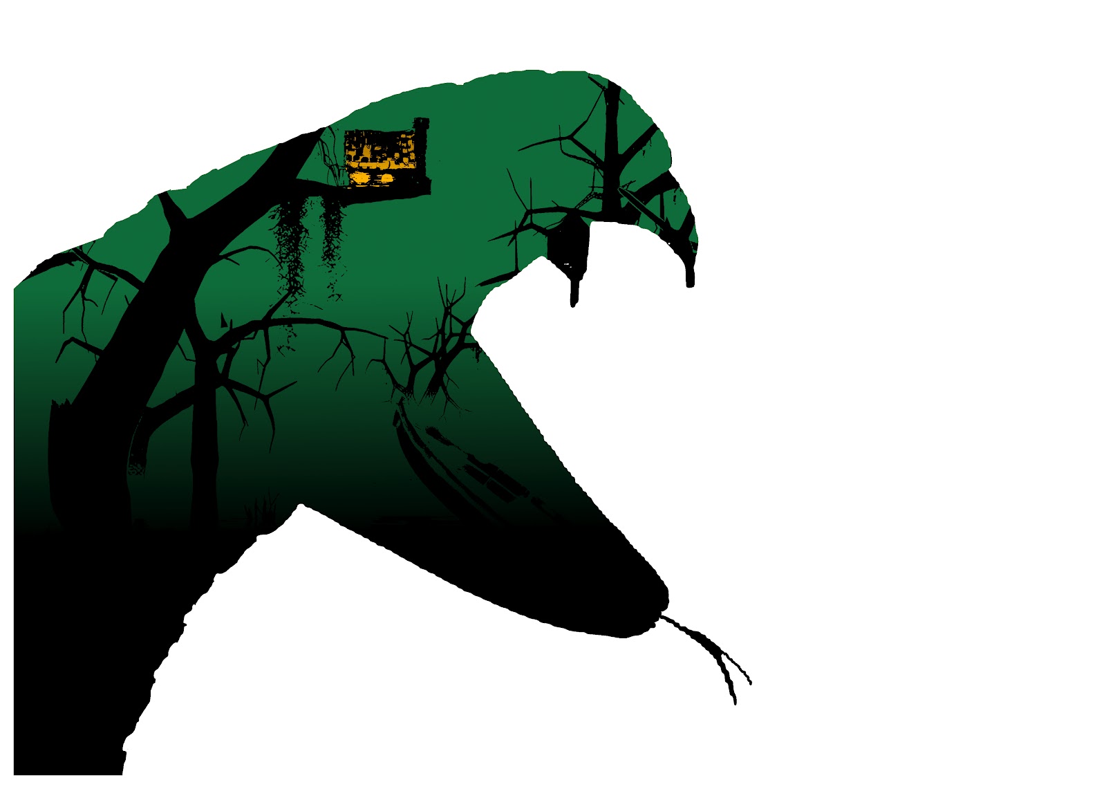 1600x1141 Snake Silhouette Clip Art