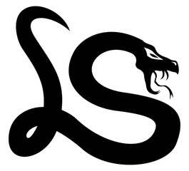 Snake Silhouette Vector at GetDrawings | Free download