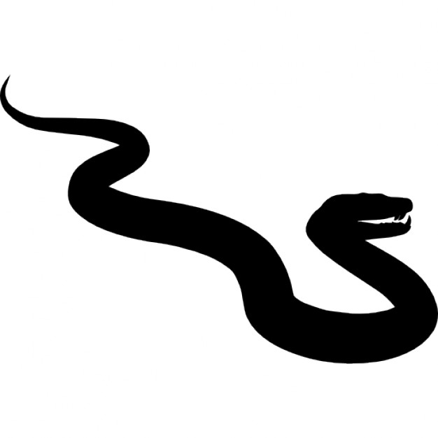 Snake Silhouette Vector at GetDrawings | Free download