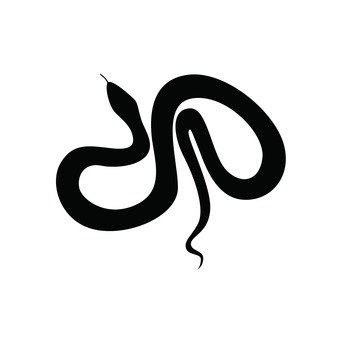 Snake Silhouette Vector at GetDrawings | Free download