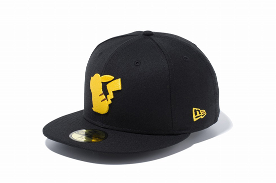 550x366 Pikachu Silhouette Blackyellow 59fifty Fitted Cap By New Era X