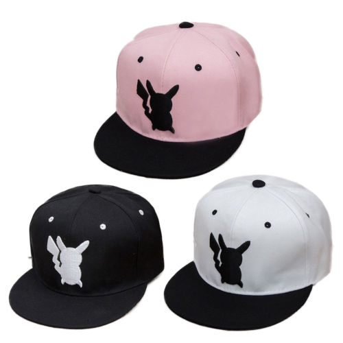 500x500 Anime Cartoon Pokemon Go Caps Pocket Monster Pikachu Silhouette