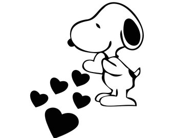 340x270 Snoopy Vector Etsy