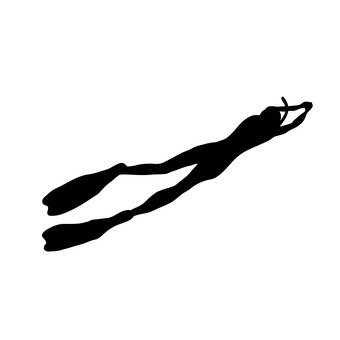 Snorkeling Silhouette at GetDrawings | Free download