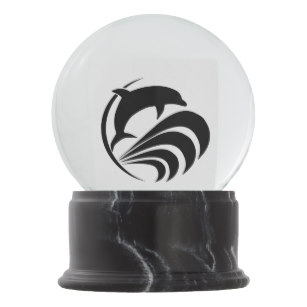 307x307 Black Silhouette Snow Globes Zazzle