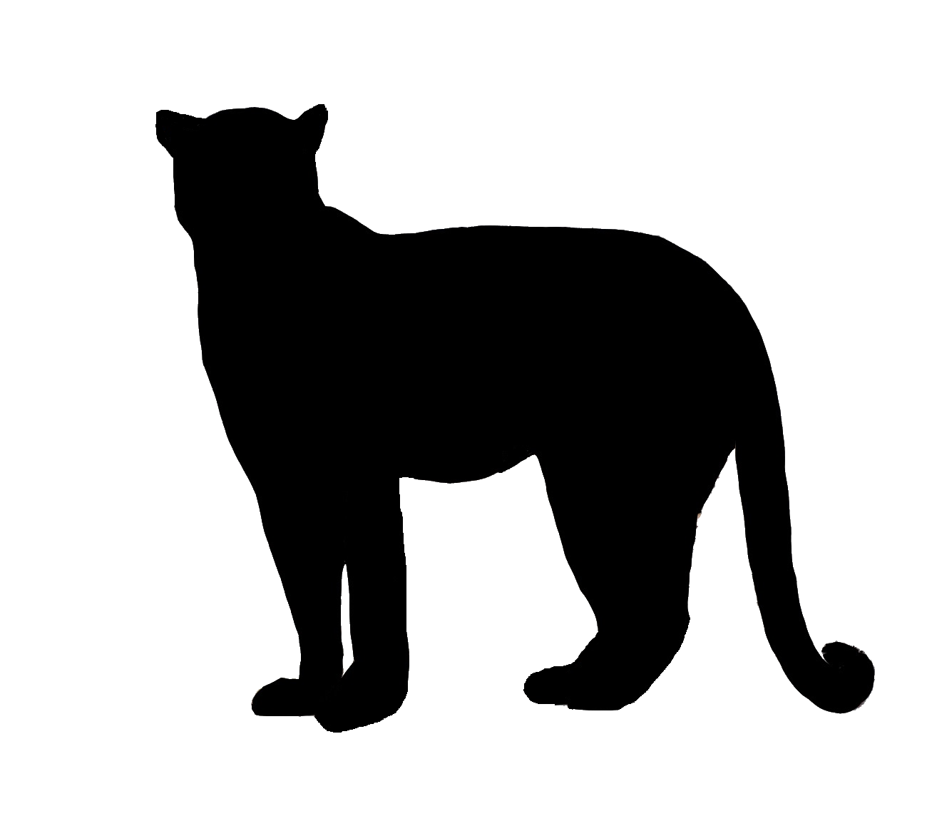 1300x1165 Leopard Head Silhouette