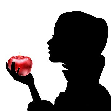 Snow White Apple Silhouette at GetDrawings | Free download