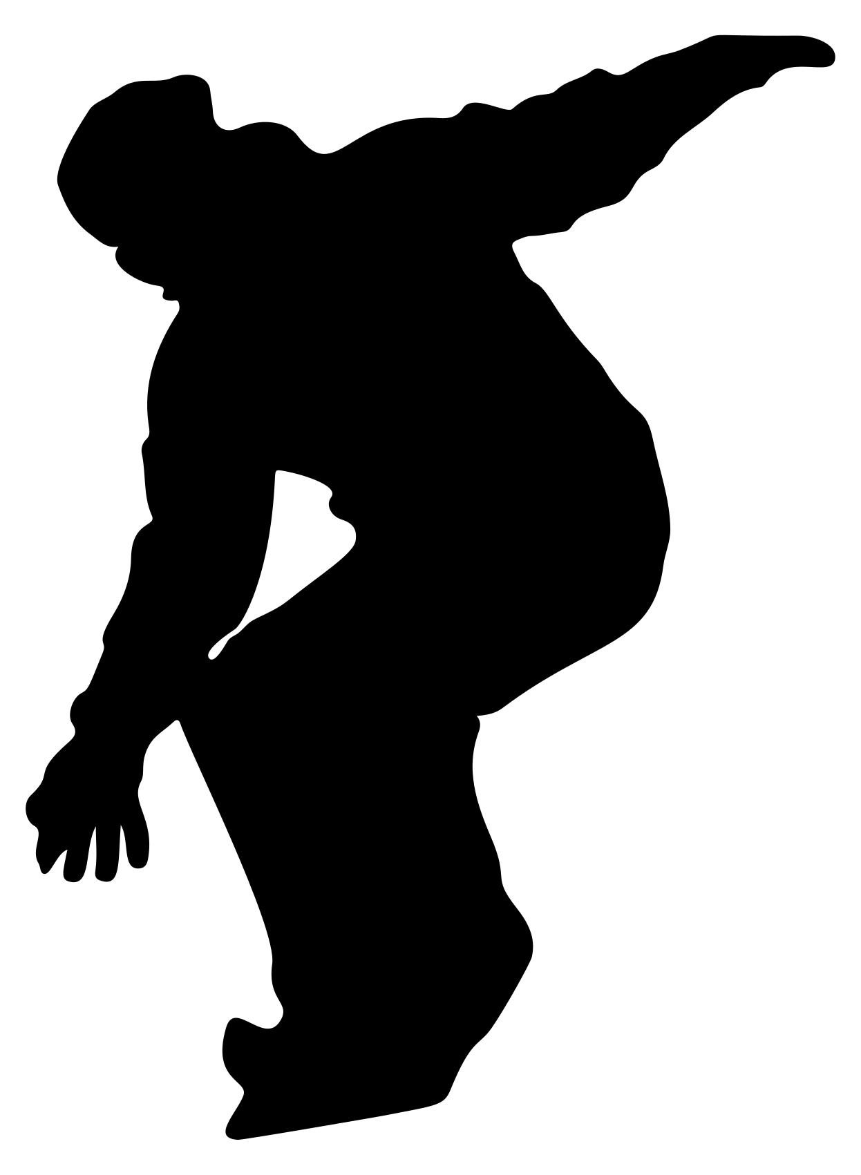 1246x1701 Snowboarder Silhouette Clipart