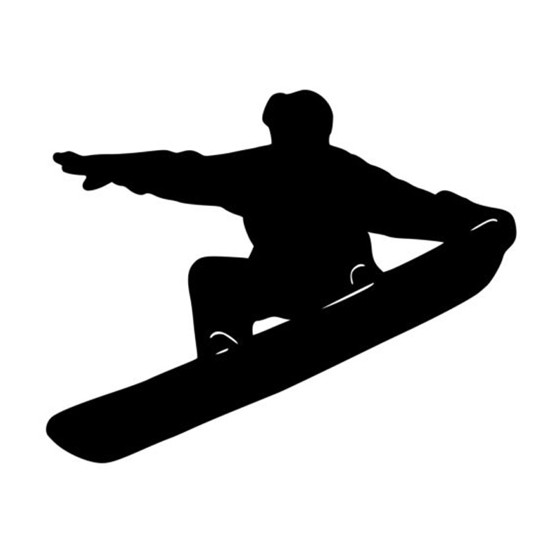 800x800 Snowboarding Snowboarder Jump Car Stickers For Car Window Vinyl