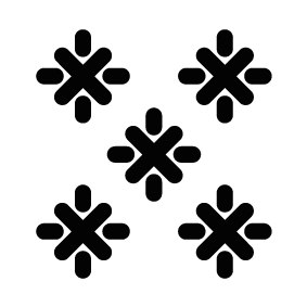 283x283 Christmas Snowflake Ornament Silhouette Silhouette Of Christmas