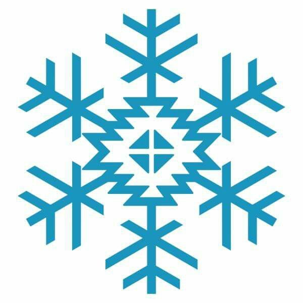 600x600 Print Snow Flake