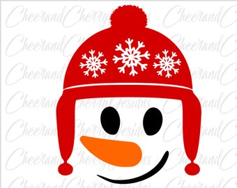 340x270 Snowman Face Iron On Etsy