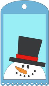 170x300 Snowman Clip Art
