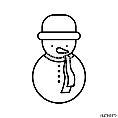 Snowman Silhouette Vector at GetDrawings | Free download