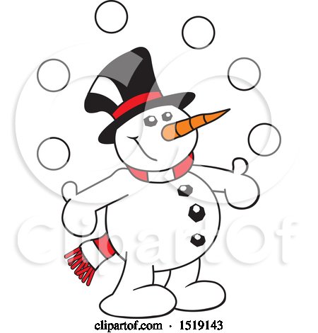 450x470 Clipart Of A Cartoon Snowman Running From The Sun
