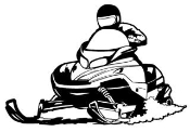 Snowmobile Silhouette Decal at GetDrawings | Free download