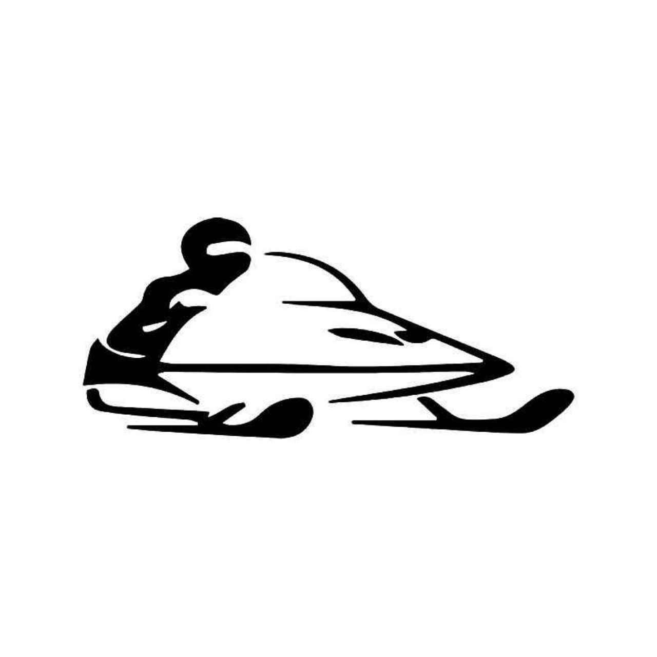 1280x1280 Snowmobile Sled Vinyl Decal Sticker Adhesive