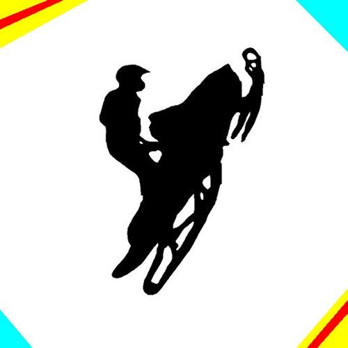 500x500 Trick Sled Or Snowmobile Jumping 6 Inch Decal Sticker Cafedecals