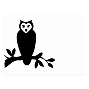 307x307 Hipster Owl Postcards Zazzle