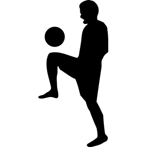 300x300 Soccer Goalie Clipart Black And White