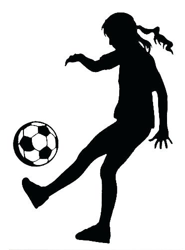 371x500 Soccer Silhouette Football Player Dribbling Clip Art Playing