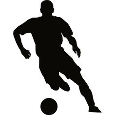 236x236 Soccer Silhouette Graphics Sports Silhouette