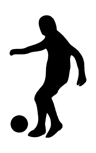 375x600 Soccer Silhouette Scanampcut Soccer Silhouette