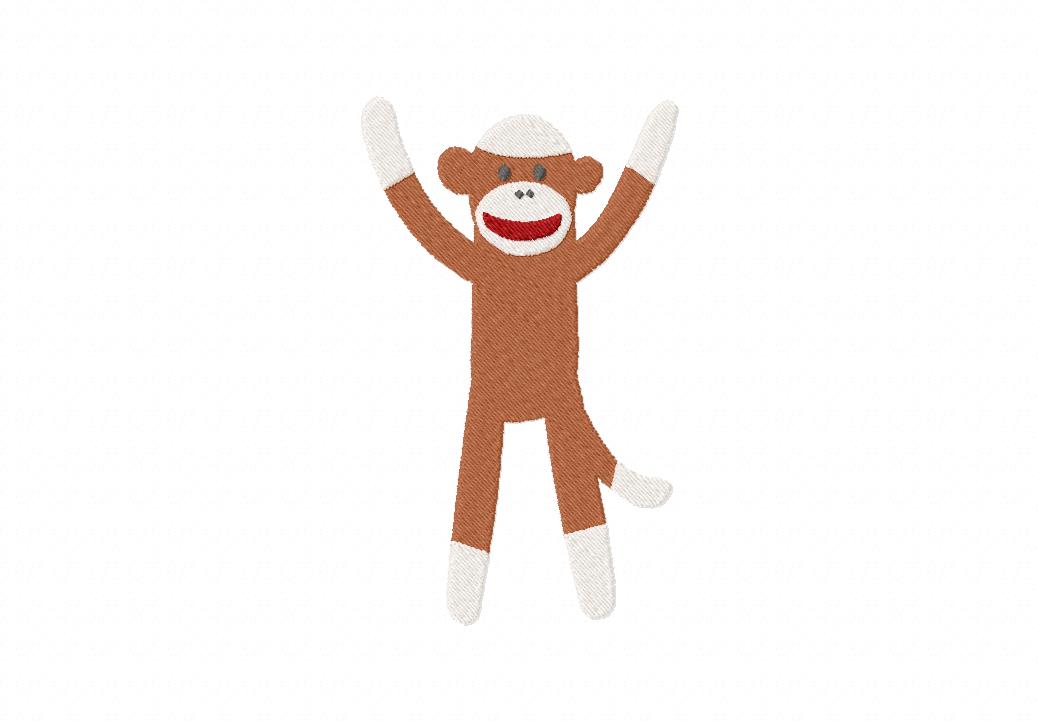 1038x721 Sock Monkey Boy Machine Embroidery Design