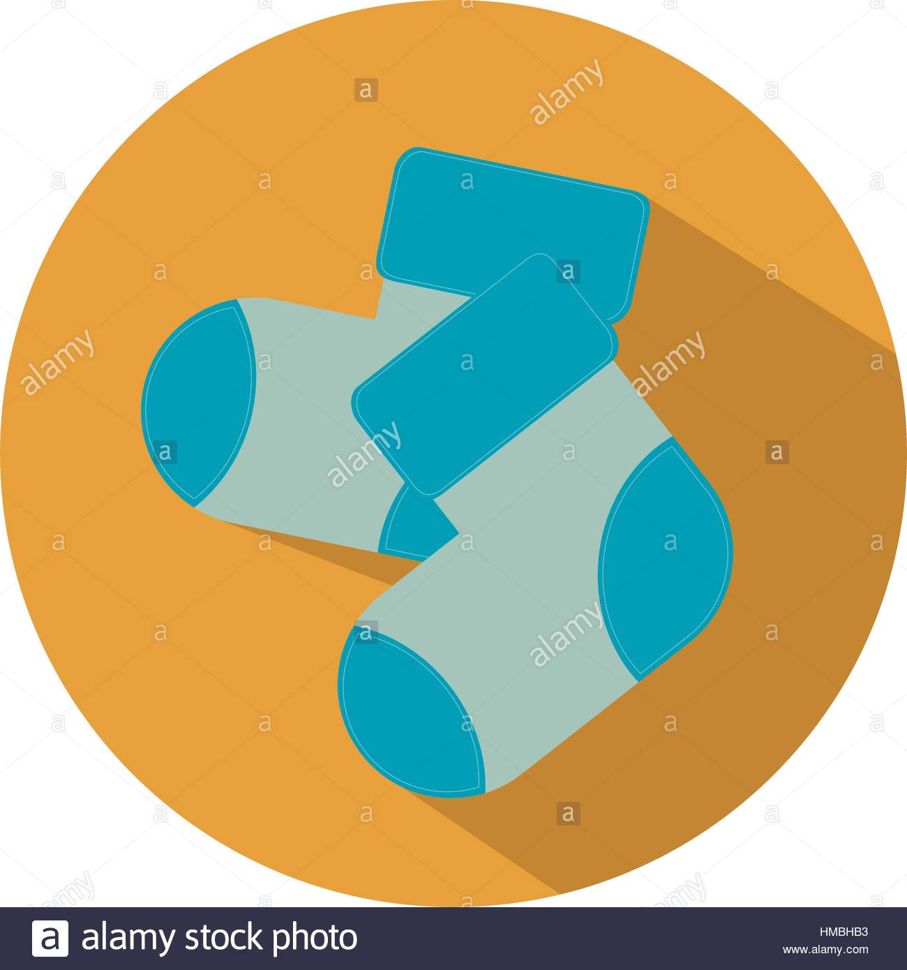 1300x1390 Color Silhouette With Baby Socks In Round Frame Vector