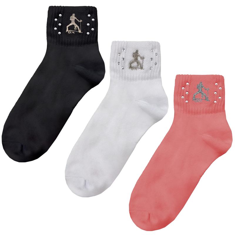 800x800 Elvis Silhouette Rhinestone Socks