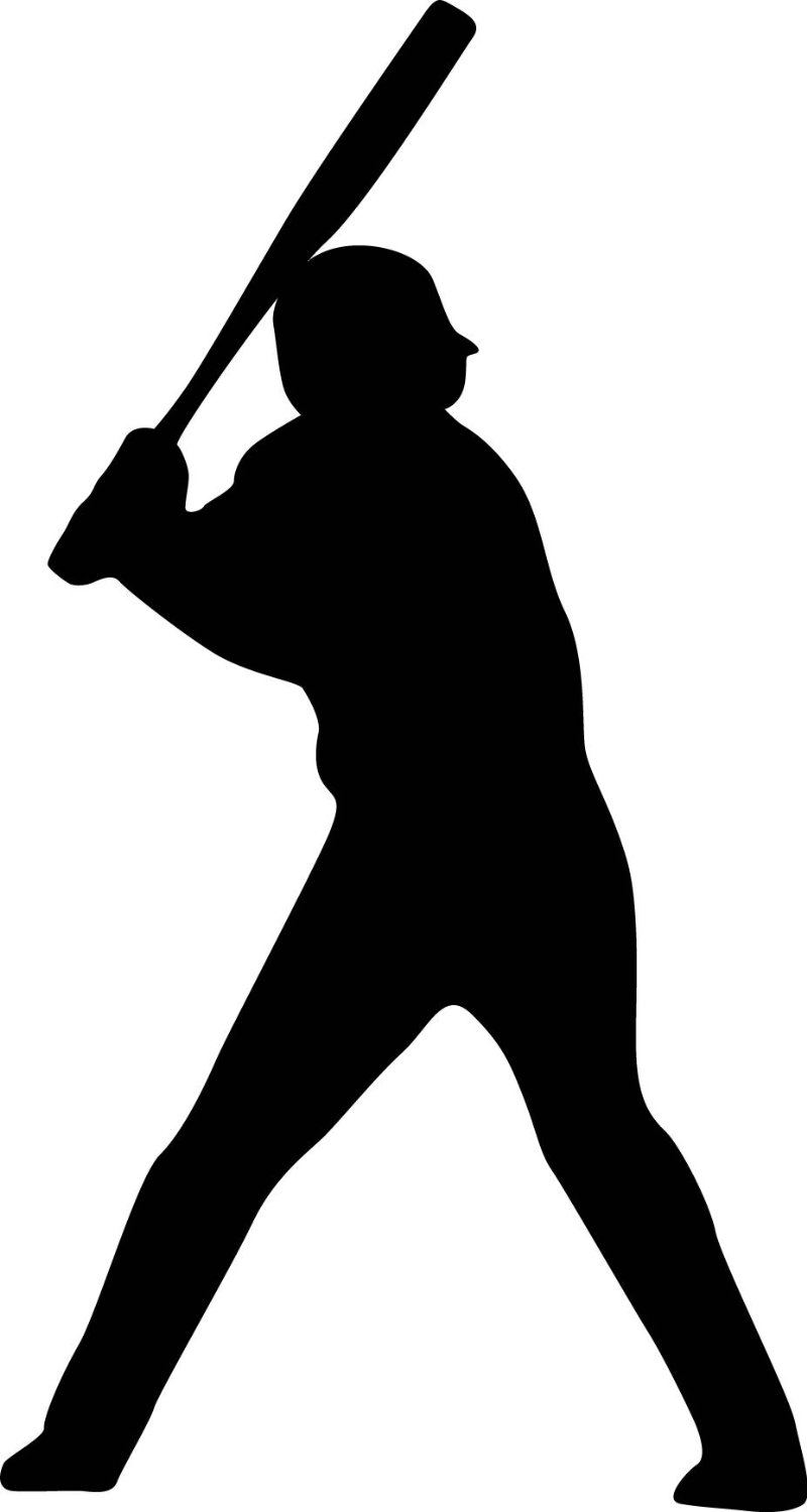 800x1500 Shadow Clipart Softball