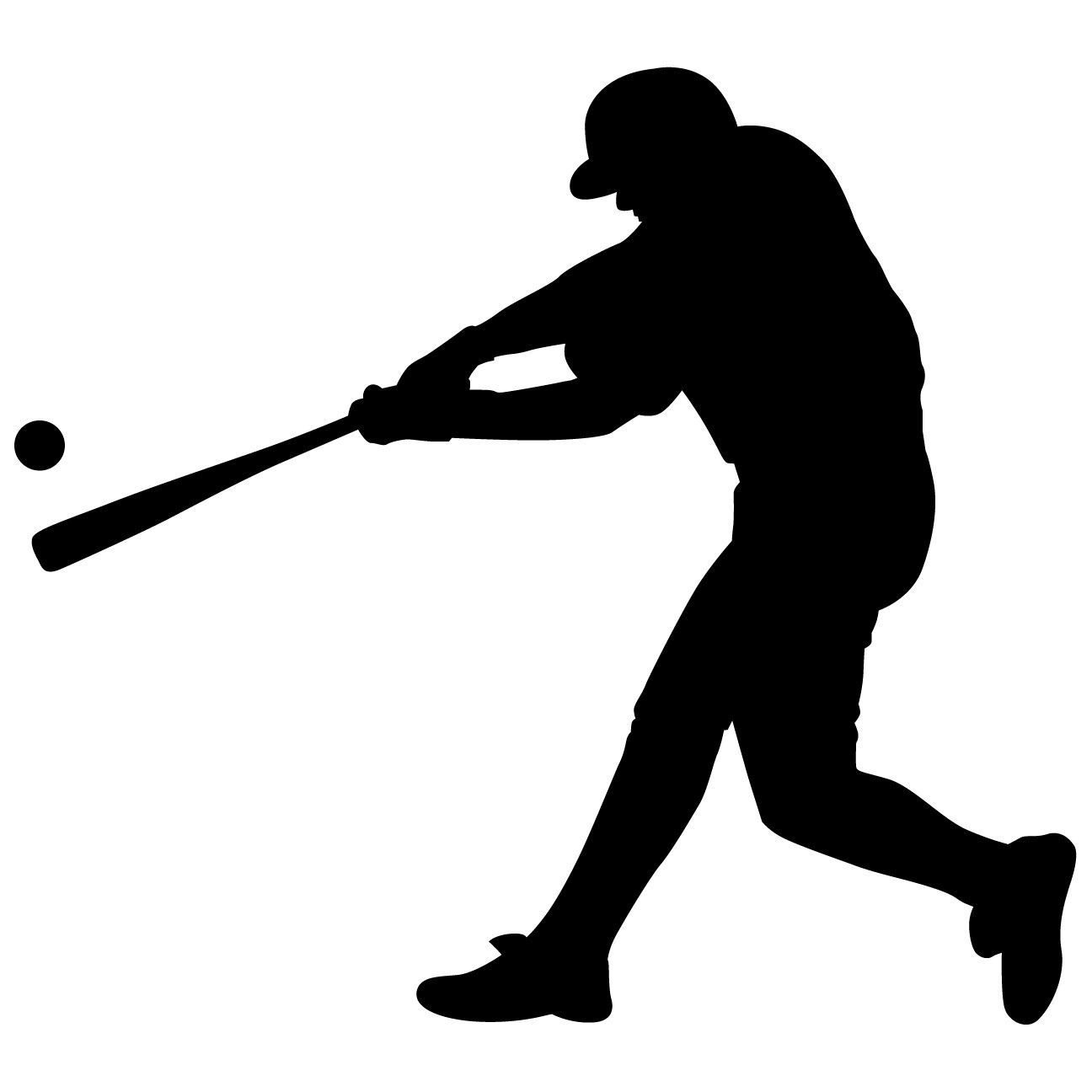 Softball Batter Silhouette at GetDrawings | Free download