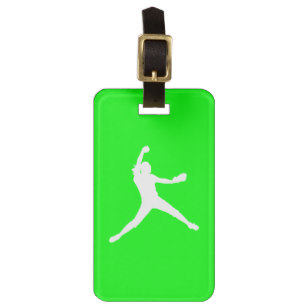 307x307 Softball Luggage Tags Zazzle